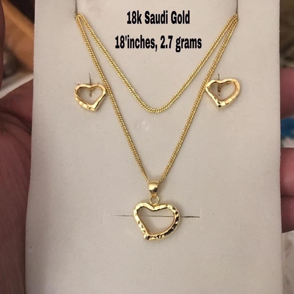 PRE ORDER- 18k Real Gold Set